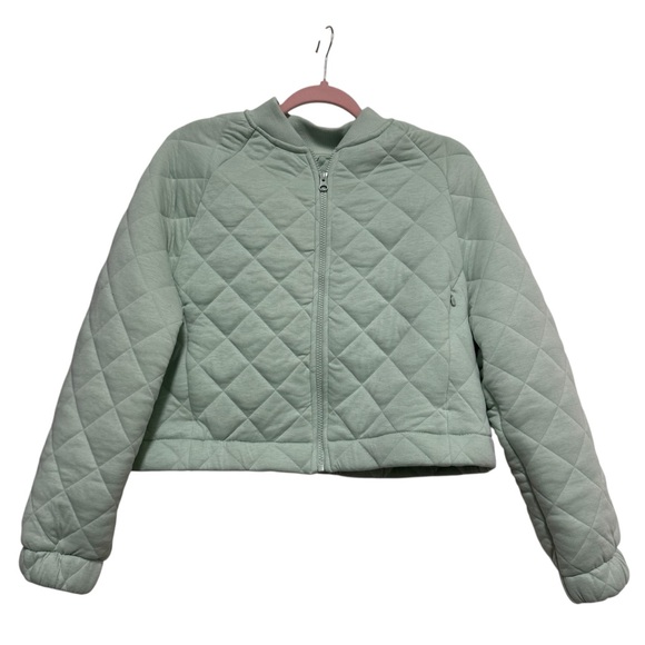 Jackets & Blazers - Quilted Women's Jacket in Sage / Mint Green Size M - NWT